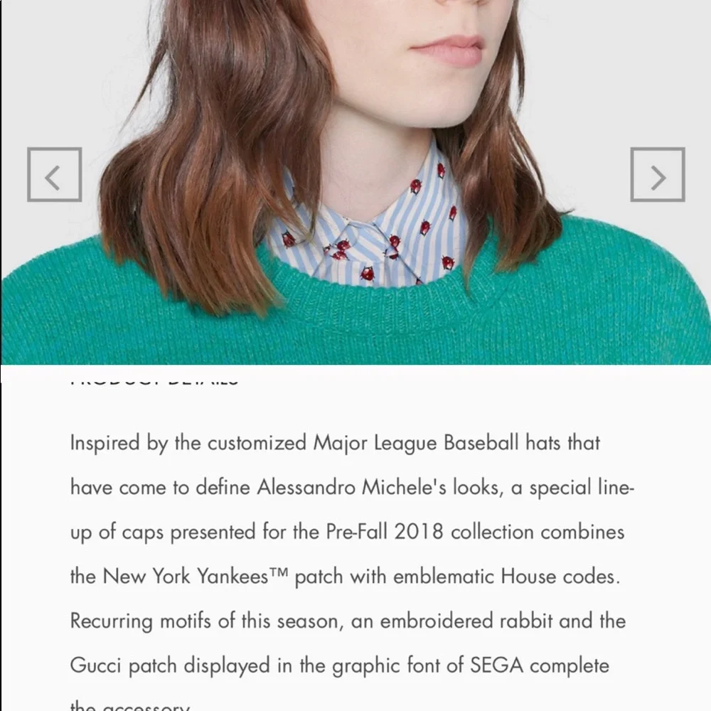 Pink Gucci NY Yankees Hat - Picture 8 of 8